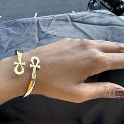 Double Key Of Life Bracelet 