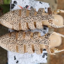 New Cheetah Print Shoes Size 9.5