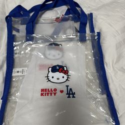 Dodgers Hello Kitty Clear Bag 