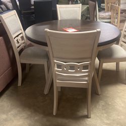 Brand new dinette with four chairs $600 at your grab and go place