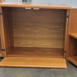 Locking Liquor/ Media Cabinet 2 keys Sturdy MDF 25"D ×18"D x25"H