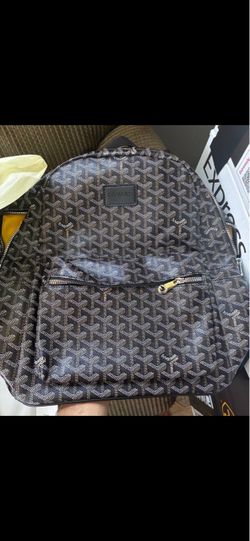 Goyard Backpack Black Monogram Canvas