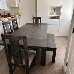 Dining Table (with Extender), Coffee Table, Nightstand 
