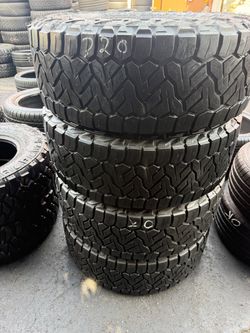 4 tires 35x12.50r18 nitto good condition $320 all four mounted and balanced