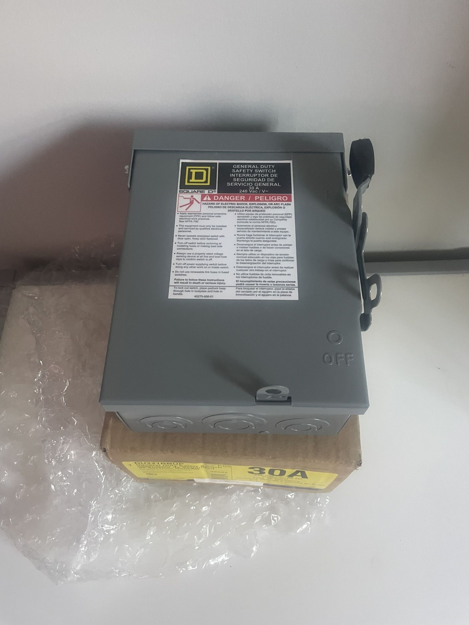 🔌 30A General Duty Safety Switch – BRAND NEW