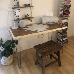 Handmade Wooden Wall Art / Desk 