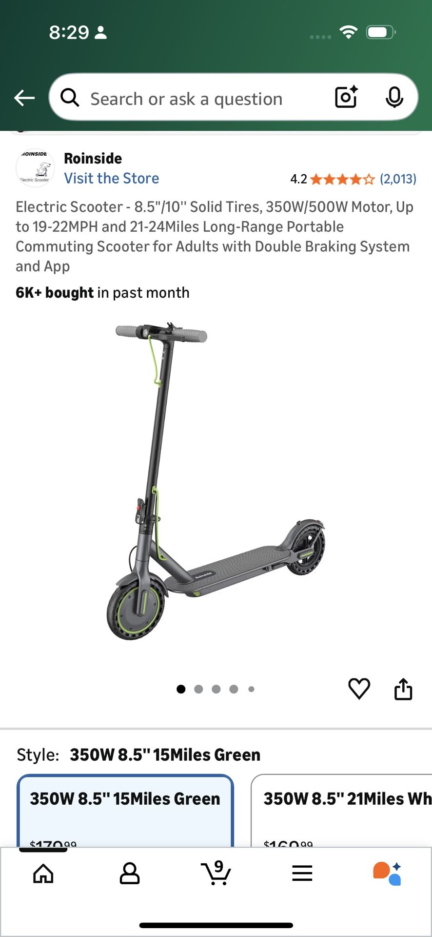 3 Electric Scooters