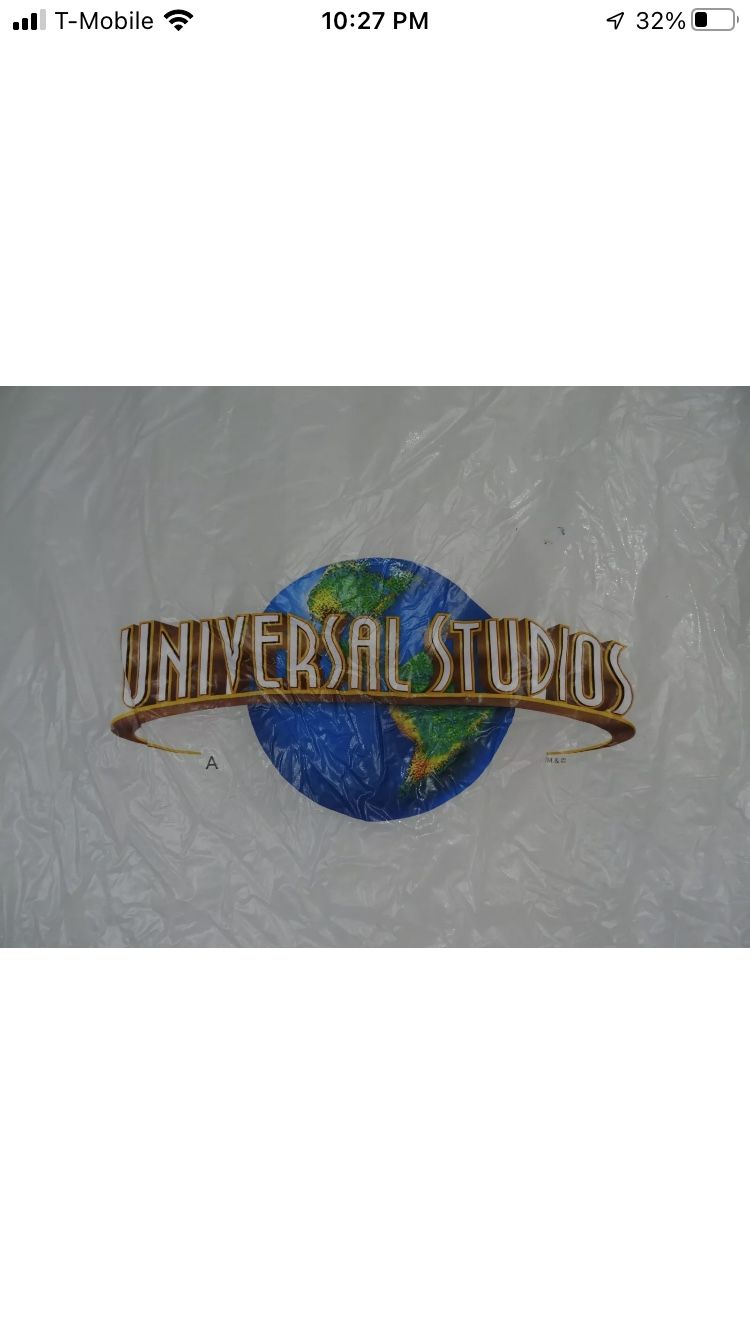Universal studios Adult Clear Ponchos