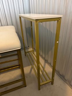 Stools and Hallway Table
