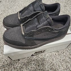 Brand New Travis Scott X Air Jordan 1 Retro Low OG SP 'Velvet Brown' Size 9 Men