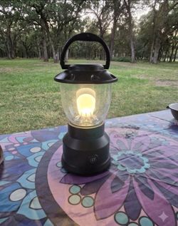 Portable LED Camping Lantern (Batteries Included & Ready to Go!)