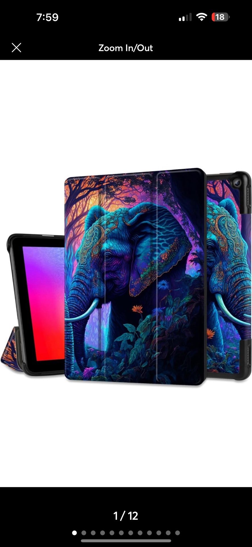 MEEgoodo Case for Amazon Fire HD 10 Tablet 10.1" 2023 (Only Compatible with 13th