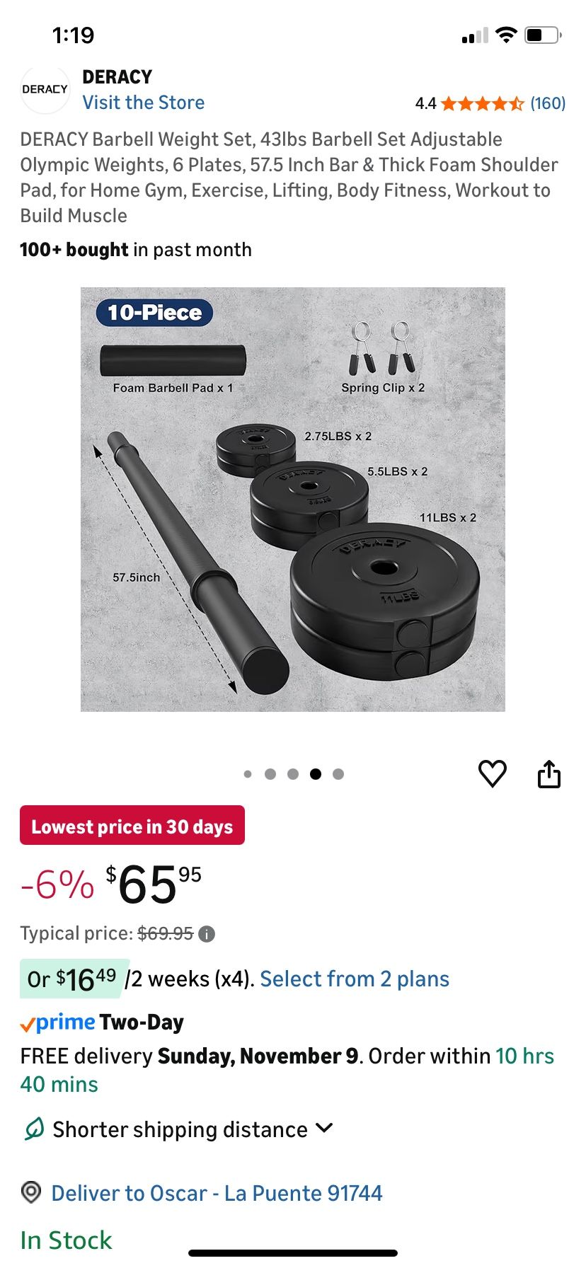 Bench Squat Rack And Barbell Weight Set 