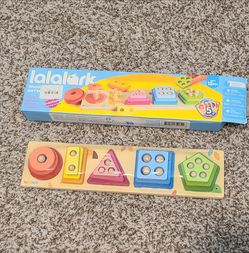 Lalalark Wooden Shape Sorting Toy