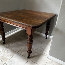 Extendable Antique Wooden Table