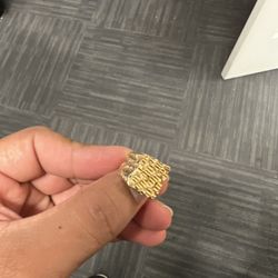 10k Gold Nugget Ring 