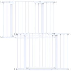 Pack 30-46 Baby Gate for Stairs and Doorways White $145.50