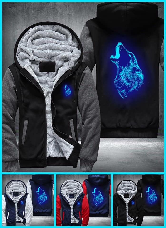 Wolf Jacket Glowing Hoodie