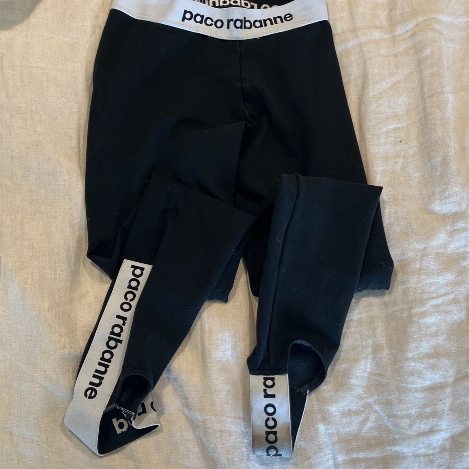 PACO RABANNE DESIGNER LEGGINGS SMALL 