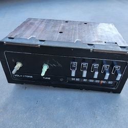 Original 1981 to 1985 Dodge Ram Pickup Truck Dash Push Button AM Radio 