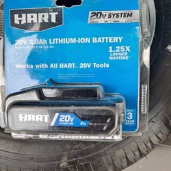 Hart 20V 2.0Ah Lithium-Ion Battery *NEW*

