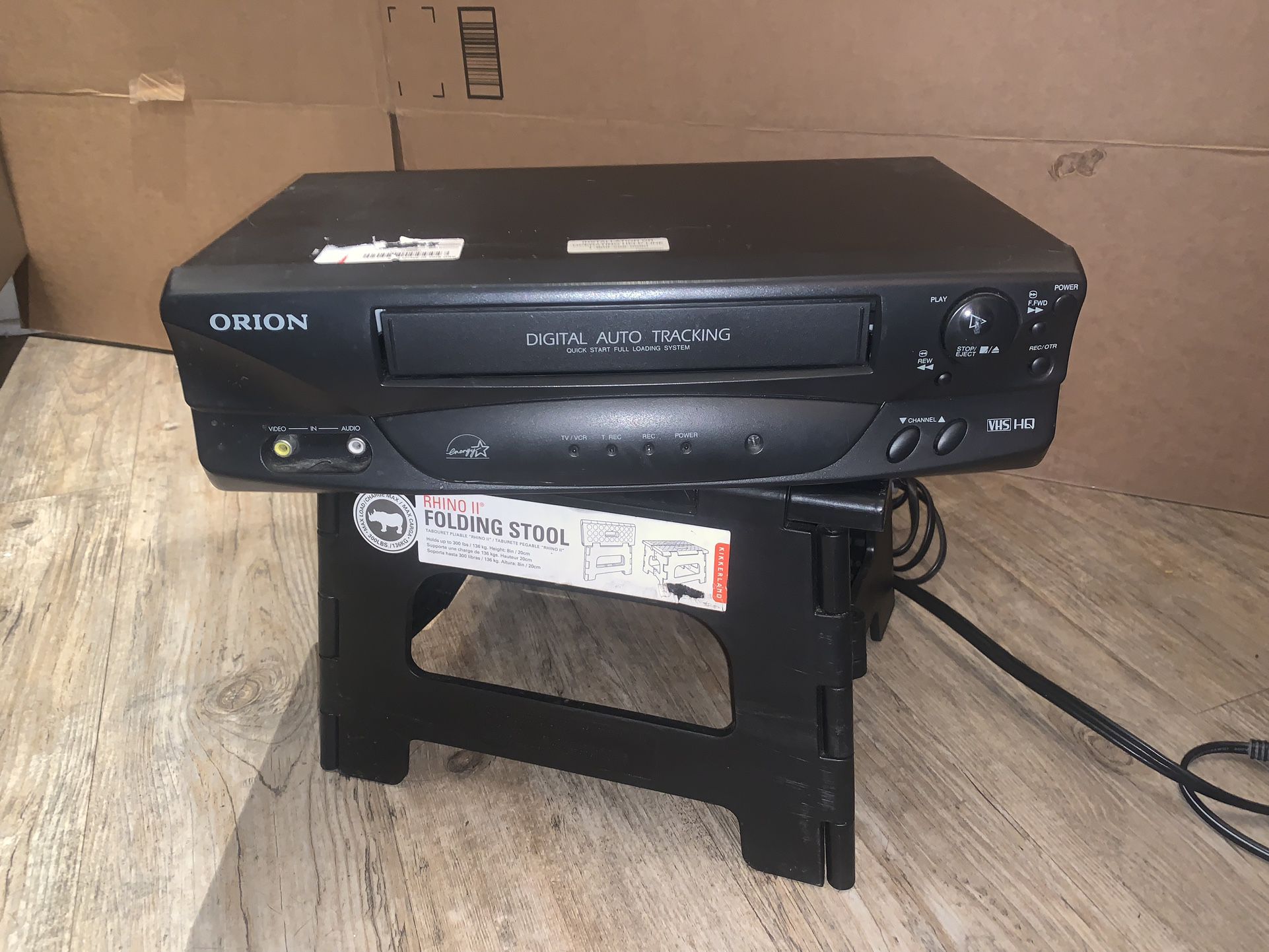 ORION VCR VR213 4 Head Hi-Fi VHS Player VCR Video Cassette Recorder