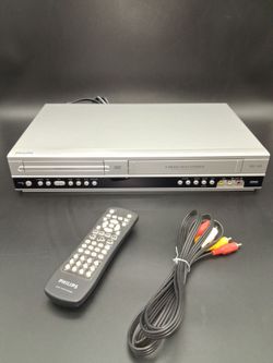 Philips VCR/DVD Player with remote and cable.  Works fine.