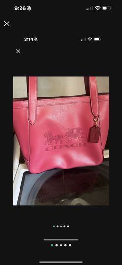 New Coach, Pink Tote Purse