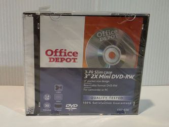 New Mini DVD-RW 3" 2X Office Depot