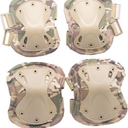 Military Tactical Multicam Knee and Elbow Pads ,Professional Skate Protective Pad Army Combat Airsoft Hunting Paintball Swat Outdoor Sports Safety Gea
