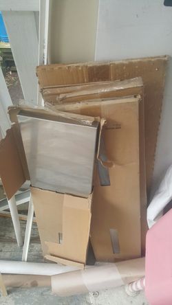 Stainless steel shelves