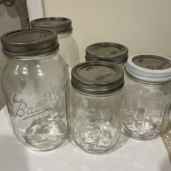 Ball glass jars M/L 