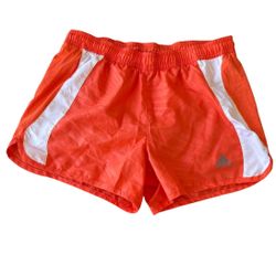 Adidas Orange and White Creamsicle Running Shorts