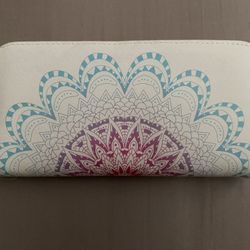 NEVER USED Clutch Wallet With Mandala Pattern *WILLING TO BARGAIN*