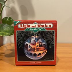 Vintage Light And Motion Christmas Ornament 