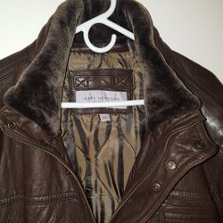 XXL Bomber Leather Jacket