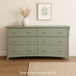 Wood dresser 