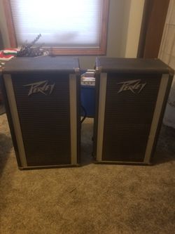 Peavy Pa system and powered mixer