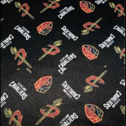 Cleveland Cavaliers Basketball Pattern Fabric/tela Deportes Baloncesto