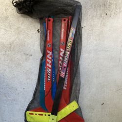 Bundle Of 6 Kids/toddler Hockey Sticks 