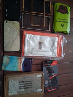 Mixed Lot of Phone Cases and Accessories