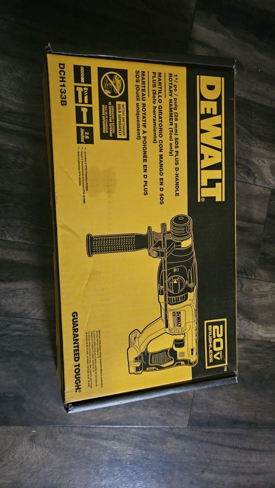 DEWALT 20-volt max 1-in SDS-plus Variable Speed Cordless Rotary Hammer Drill