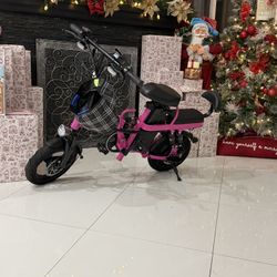Foldable Electric Bike pink Brand New  