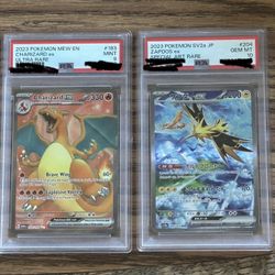 Pokemon PSA slabs 