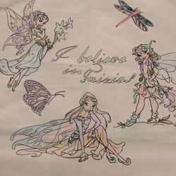 One Disney Hand Colored Pillow Case 30" x 20" 