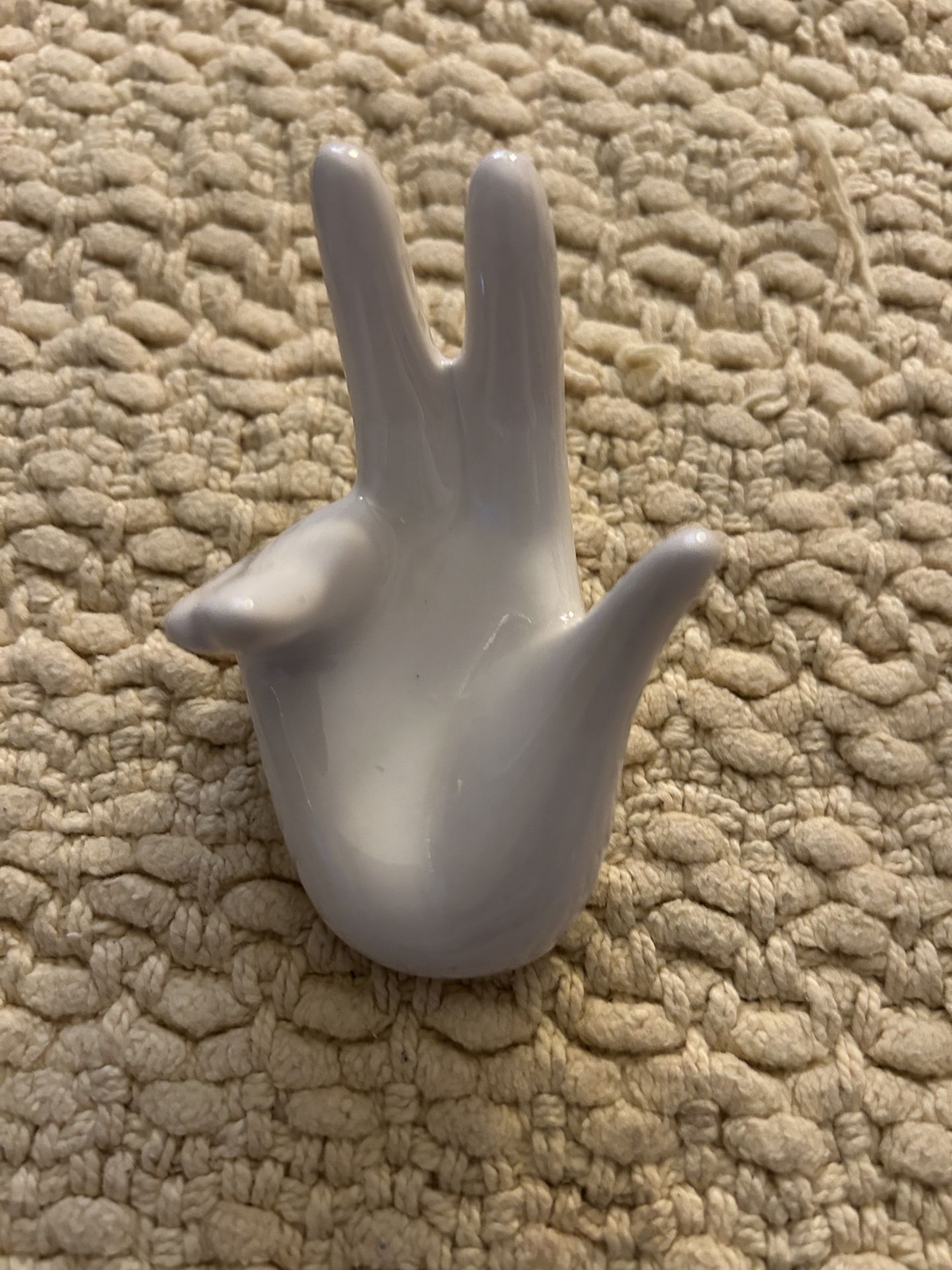Glossy Ceramic Hand Ring/Ocarina/Chopstick Holders (4)
