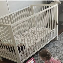 IKEA  Crib And Mattress 