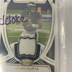 Jalen hurts Numbered Card