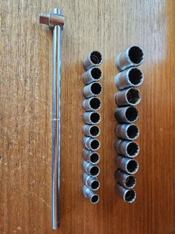 Half inch socket set