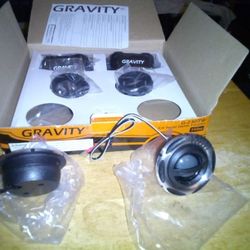 Brand New Gravity G-230TW Car Super Dome Tweeter 350 Watts 2.4" And Crossover 